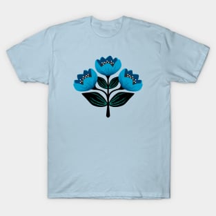 Bright blue tulips T-Shirt